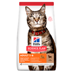 Hill´s Science Plan Feline Adult LAM. Kattefoder til voksne. 10 kg